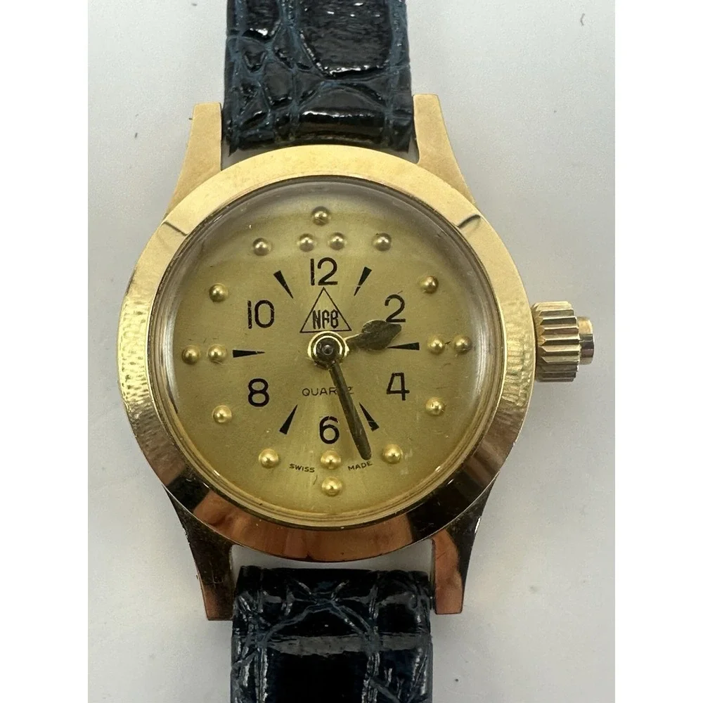 NFB Braille Ladies Watch‎ New Battery Swiss Made 25MM 7